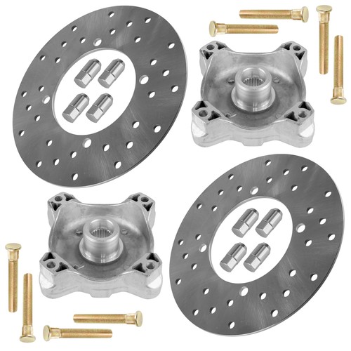 Front Wheel Hub & Brake Disc Kit for Polaris RZR S 800 2012 2013 2014 - Picture 6 of 7