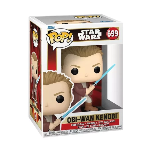 Funko Pop! Obi-Wan Kenobi Padawan 699 Star Wars Phantom Menace WITH PROTECTOR