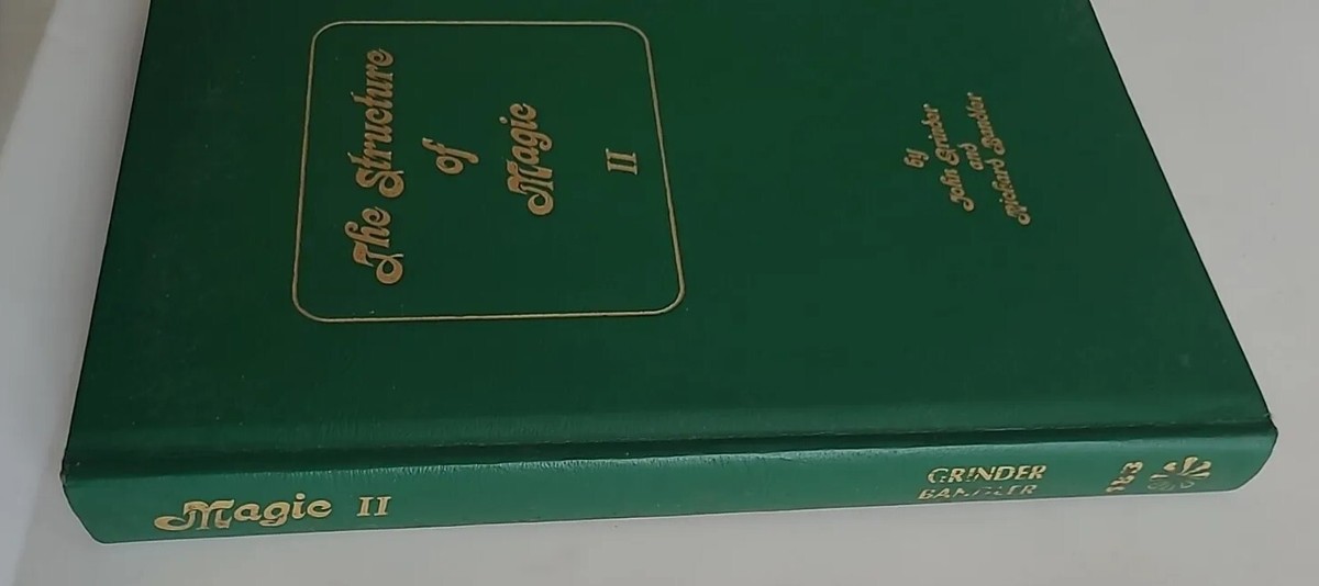 THE STRUCTURE OF MAGIC II JOHN GRINDER & RICHARD BANDLER VINTAGE