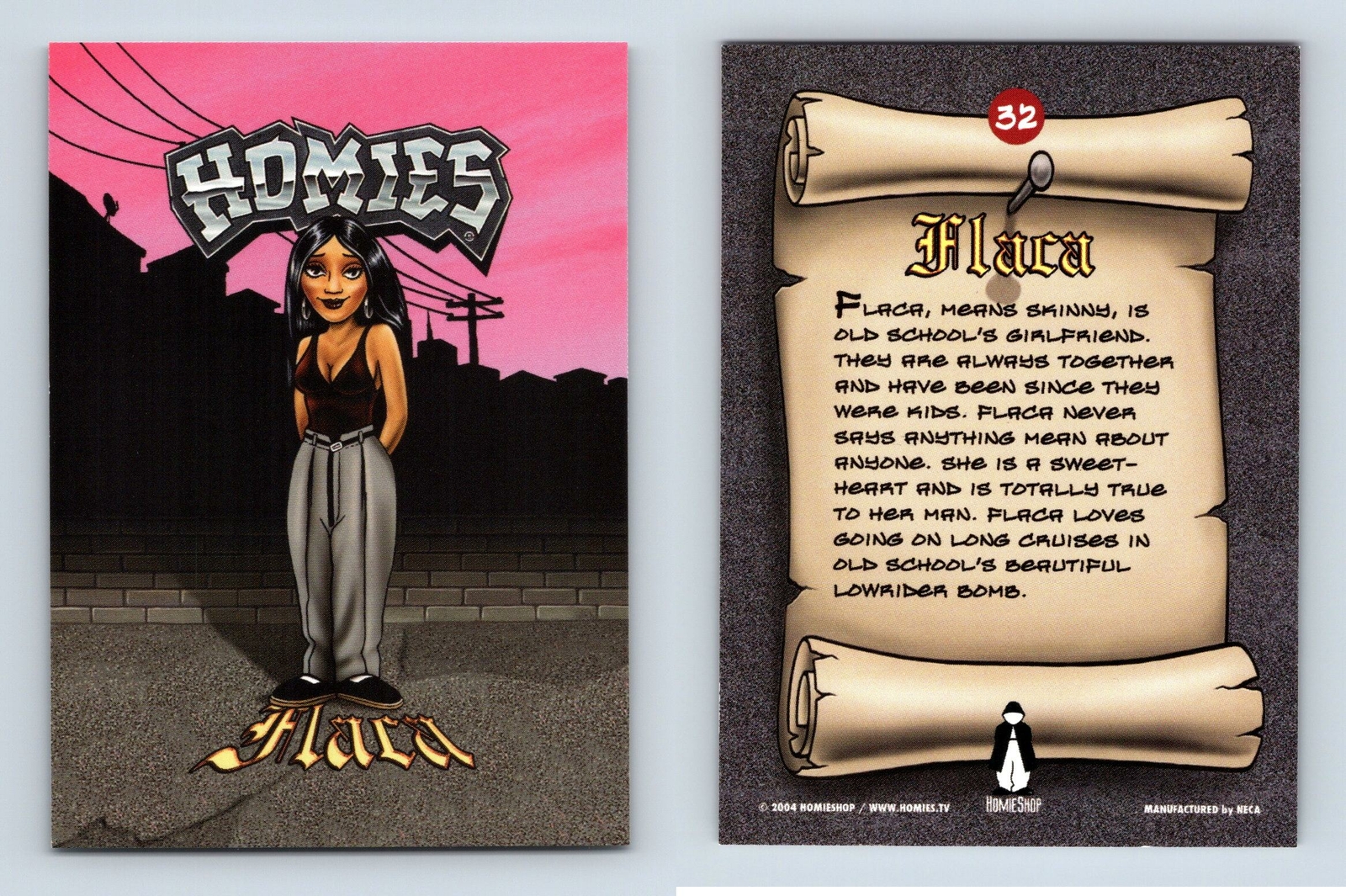 Flaca #32 Homies 2004 NECA Trading Card | eBay