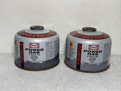 (x2) Lot of Primus Power Gas 4 Season Mix Propane Isobutane Butane 2207