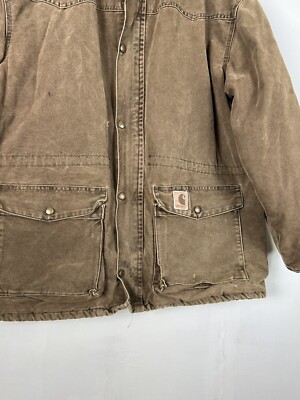 Vintage 80's Carhartt Jacket 3x XXXL Blanket Lined Made In Usa