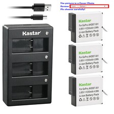 Kastar Battery Triple Charger for GoPro AHDBT-501 Gopro5 GoPro Hero 5 HD Black