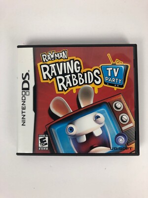 Rayman Raving Rabbids Tv Party - Nintendo DS Game - Complete 8888164951