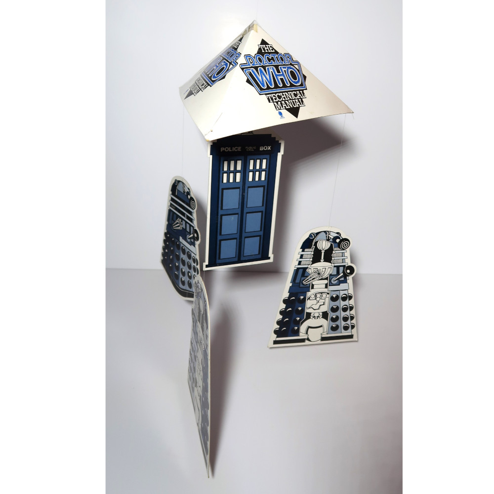 The Doctor Who Technical Manual Store Display Mobile 1983