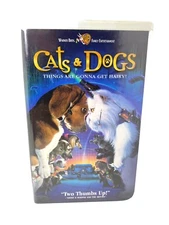 Cats  Dogs (VHS, 2001, Clamshell)