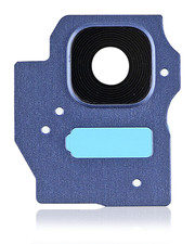 Replacement Back Camera Lens With Bezel Ring Compatible For Samsung S8 Plus Blue