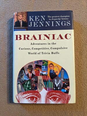 Brainiac, Ken Jennings, SIGNED, 1st Edition/1st Printing, 2006, HC/DJ