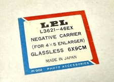 Saunders LPL 6x9 Film Carrier for 4500/4550 4x5 Enlargers