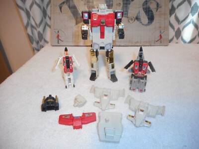 Hasbro Transformers G1 Combiner lot, Aerialbots Superion, Silverbolt + parts