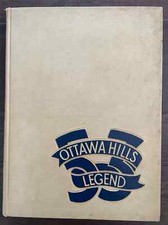 1953 Ottawa Hills High School Annuario Leggenda Grand Rapids, Michigan
