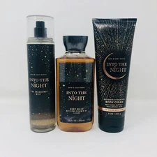 Bath and Body Works INTO THE NIGHT Mist, Body Cream & Body Wash *U CHOOSE