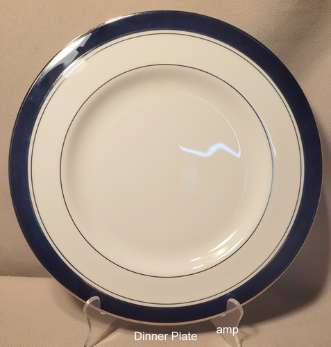 Pickard Lincoln Cobalt / Platinum (5 Piece) Place Setting NEW! - Picture 2 of 6