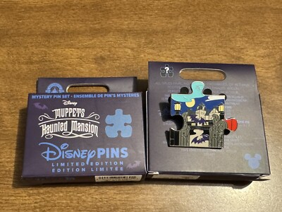 WDW RIDE BUILDING PUZZLE PIN DISNEY MUPPETS HAUNTED MANSION CONNECTION LE 700