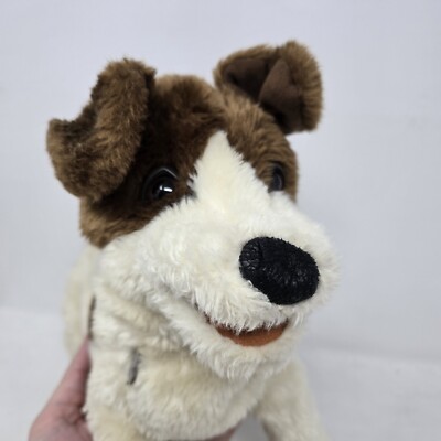 Folkmanis Jack Russell Terrier – Marioneta De Mano De Felpa, Articulada Y Realista