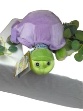 Vintage Zoobies Toys Baby Tama the Tortoise Turtle Plush  Pillow Blanket Tags
