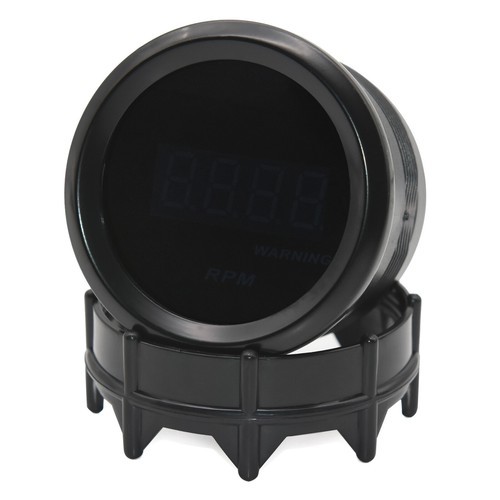 2" 52mm Blue Digital LED 0-9999 RPM Tachometer Tacho Gauge Meter For Car Truck - Picture 9 of 15
