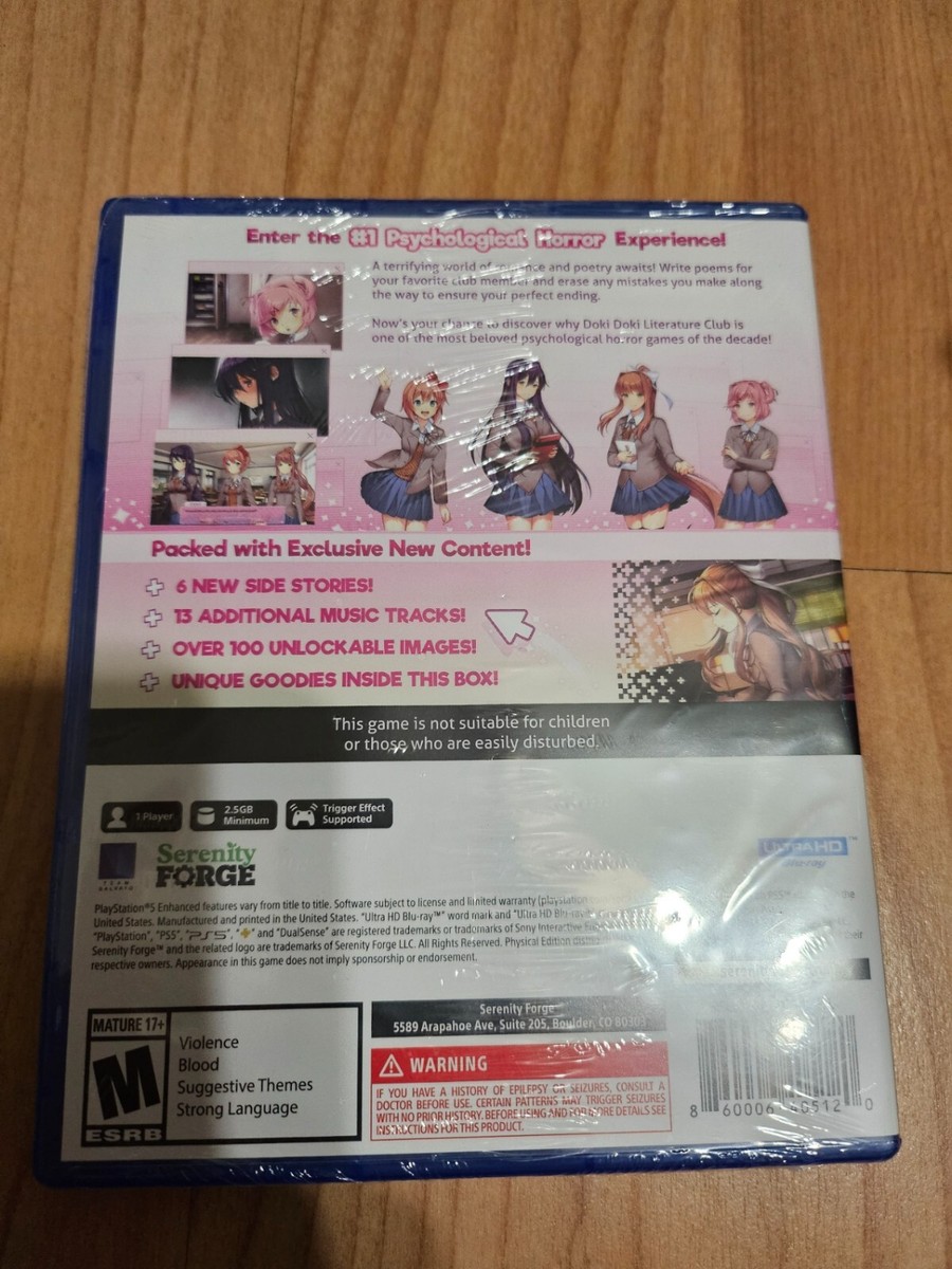 Doki Doki Literature Club Plus! - Sony PlayStation 5 PS5 new