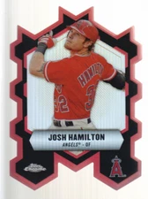 2013 Topps Chrome Chrome Connections Die Cuts #CCJH Josh Hamilton Card