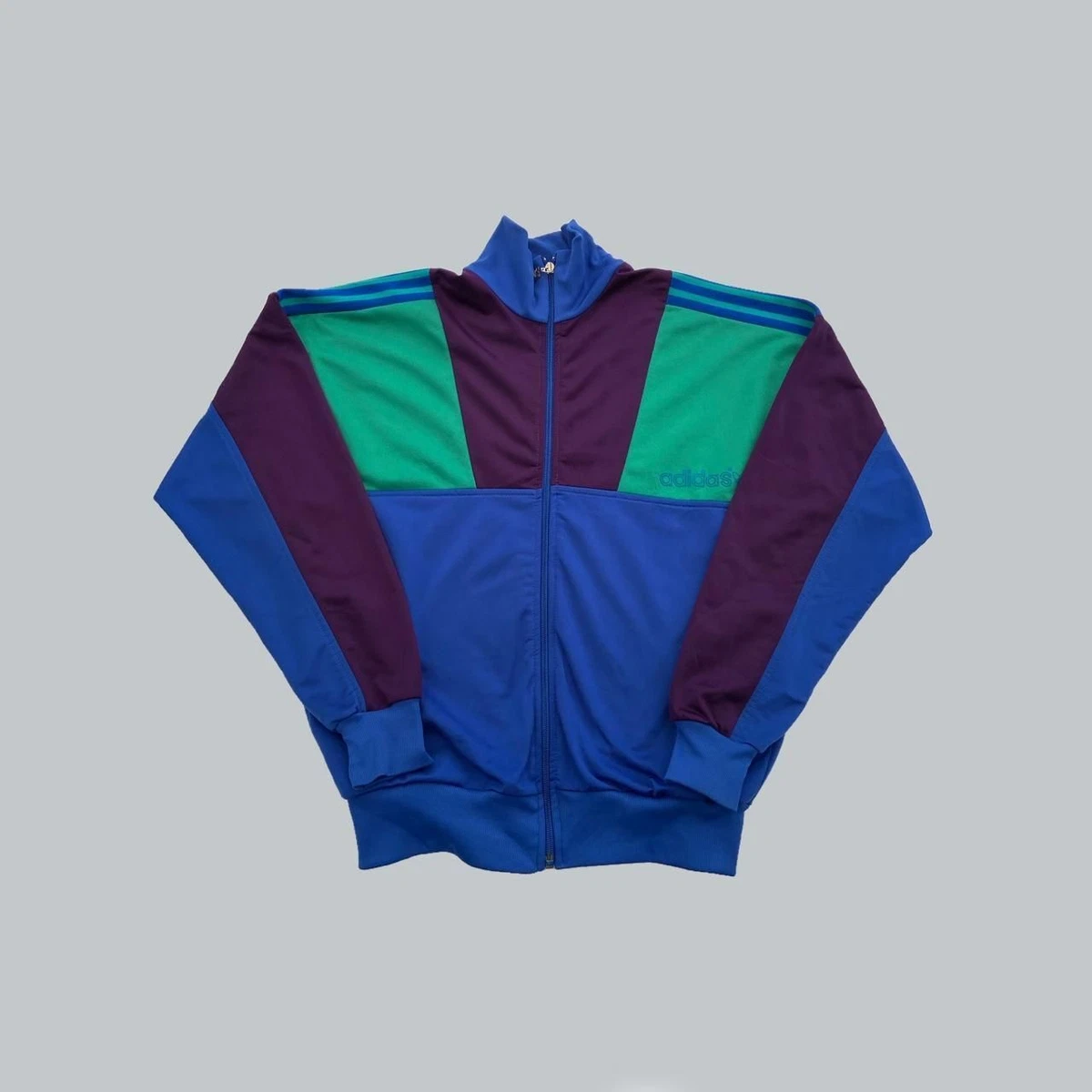 Blue and purple clearance adidas jacket