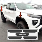 For 2023-2026 GMC Canyon SMOKE Side Markers Vinyl Decals Overlay Tint AT4 ppf