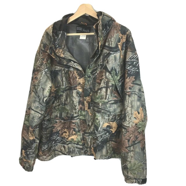 WFS Element Camo Zip Up Jacket Mens Sz L Large Hood Coat Lot Of Pockets | eBay