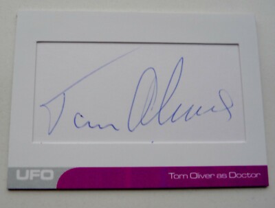 UFO SERIE 2 - CUT AUTOGRAMMKARTE TO5 , TOM OLIVER - UNSTOPPABLE CARDS 2019