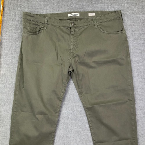 Mavi Jeans Mens 46x29 Olive Green Zach Straight Leg Soft Stretch Twill 4 Pocket