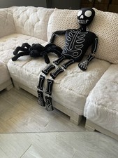 MR BONES SKELETON DECORATIVE PILLOW HALLOWEEN  (42&rdquo;X12&rdquo;) FREE SHIPPING