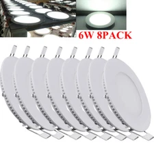 8Pack 4Inch LED Ceiling Lights Ultra-Thin Recessed Retrofits Kit 6000K Daylight