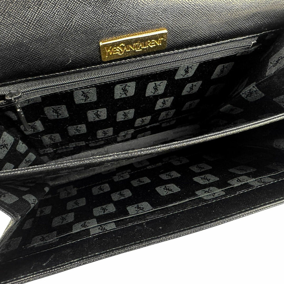 Borsa a tracolla Yves Saint Laurent pelle nera donna usata Z5645