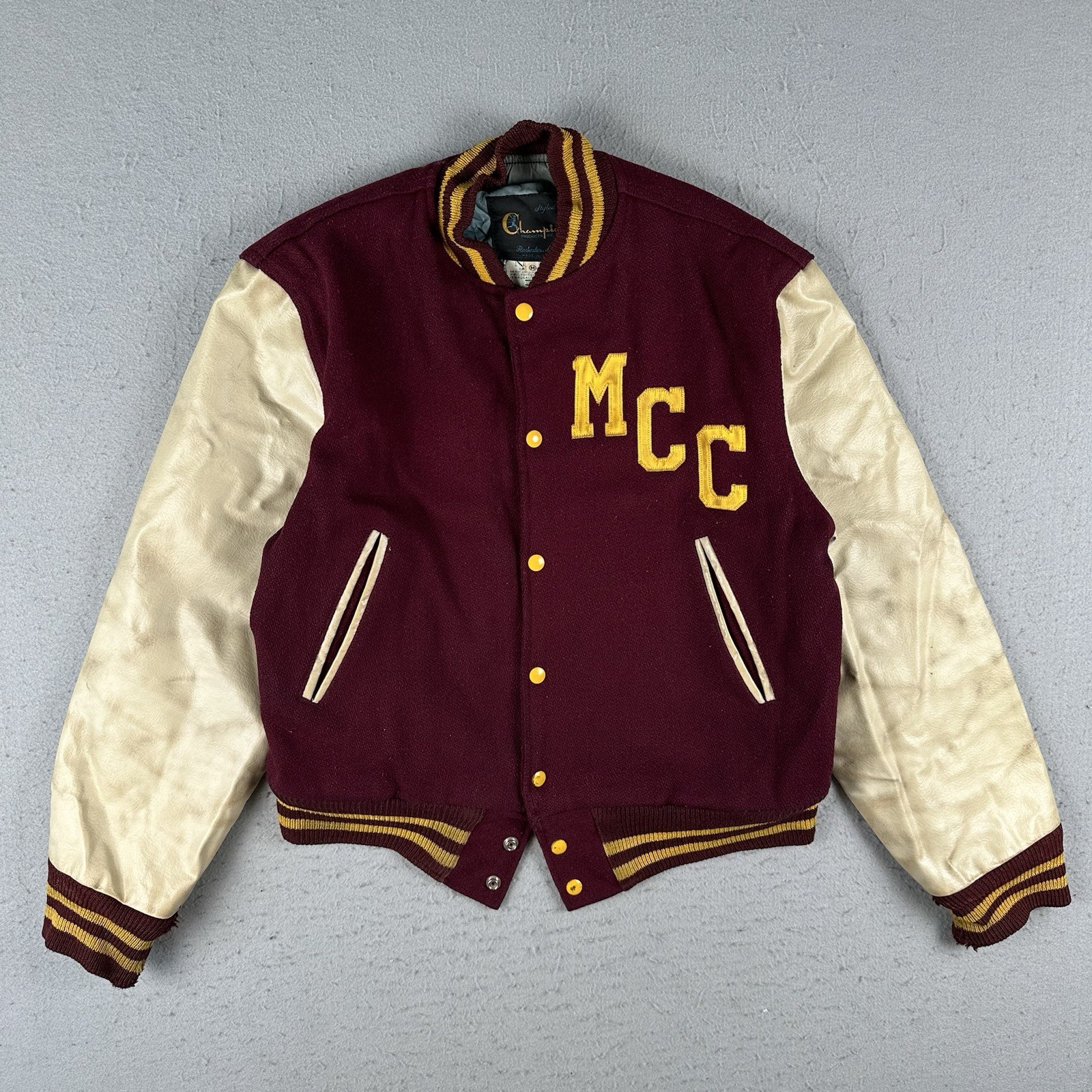 Vintage 60s Champion Varsity Letterman Jacket Men