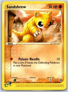 Sandshrew 75/100 EX Sandstorm Common