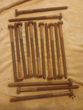 Vintage Large Billiards Snooker Table Bolts X  16