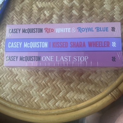 Casey McQuiston-3 Books-NEW-Red,White,Royal Blue,One Last Stop,I Kissed Sara ..