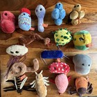 Giant Microbes Plush Lot By Drew Oliver 17 Total Learning Plush Science Body  — photo 1