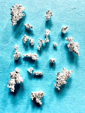 1.546 grams Dendritic .9999 Pure Crystallized Silver Pieces , beautiful shapes