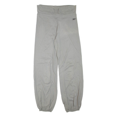 REEBOK Damen Hose Cuffed Grau Regular Tapered W32 L32