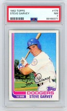 1982 Topps - Steve Garvey #179 - Dodgers PSA 7