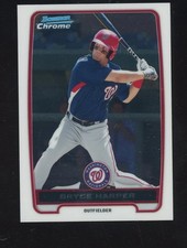 Bryce Harper 2012 Bowman Chrome BCP10 RC Rookie Card Phillies Nationals MVP. rookie card picture