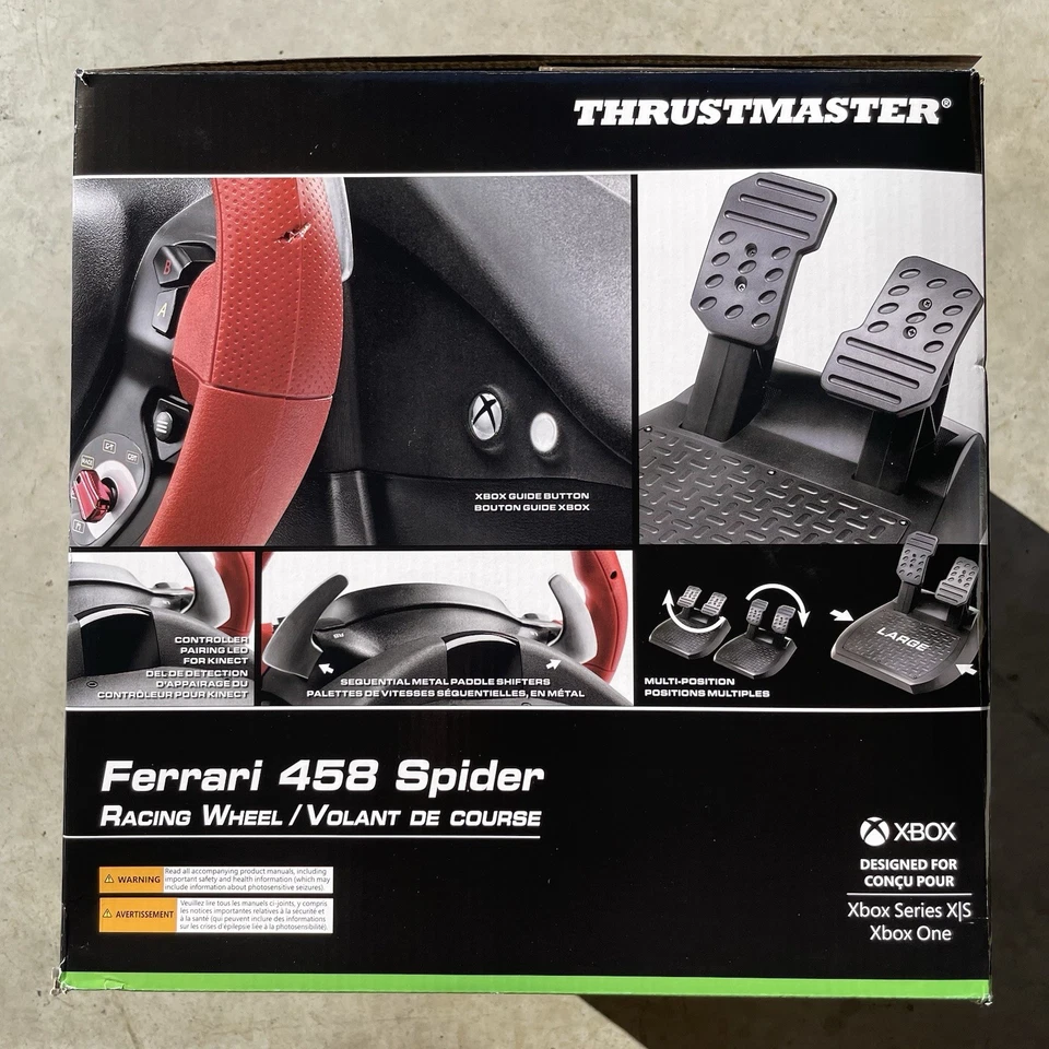 Thrustmaster Ferrari 458 Racing Wheel Mounted On WheelMaster Pro Stand Xbox One - Image 2 of 4