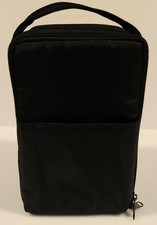 VTG 15 Disc CD Jewel Case Carry Storage Hard Nylon Case Holder Black