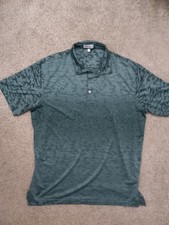 Peter Millar Summer Comfort Polo Shirt Men  s Large Golf Performance