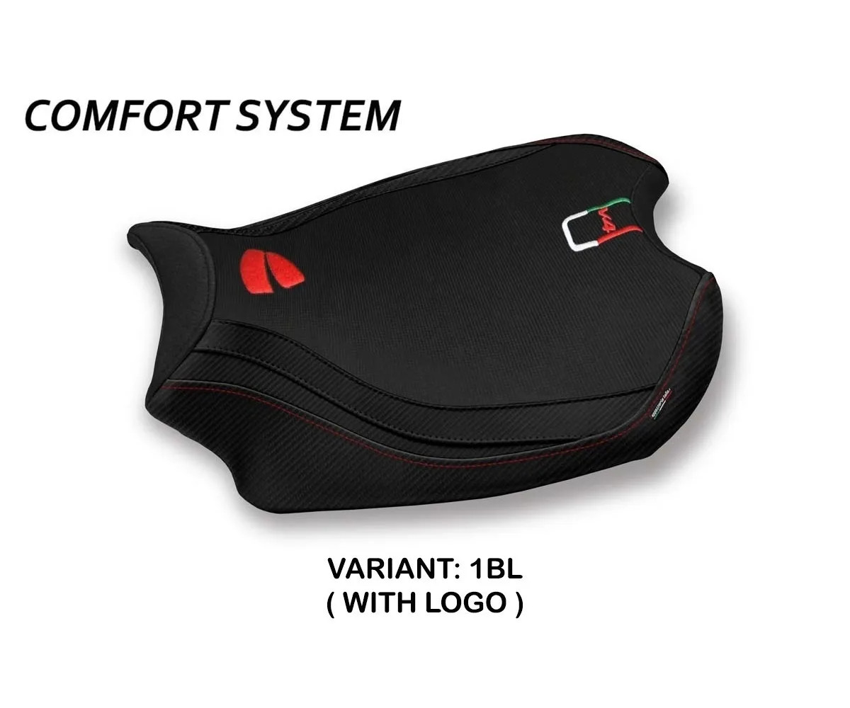 Seat saddle cover Glinka Comfort Sys Black TPZ DUCATI PANIGALE V4 2018 2026 UD
