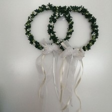 Bankanhänger Autoschmuck Kirchenchmuck Hochzeit Ehering Hochzeitsdeko