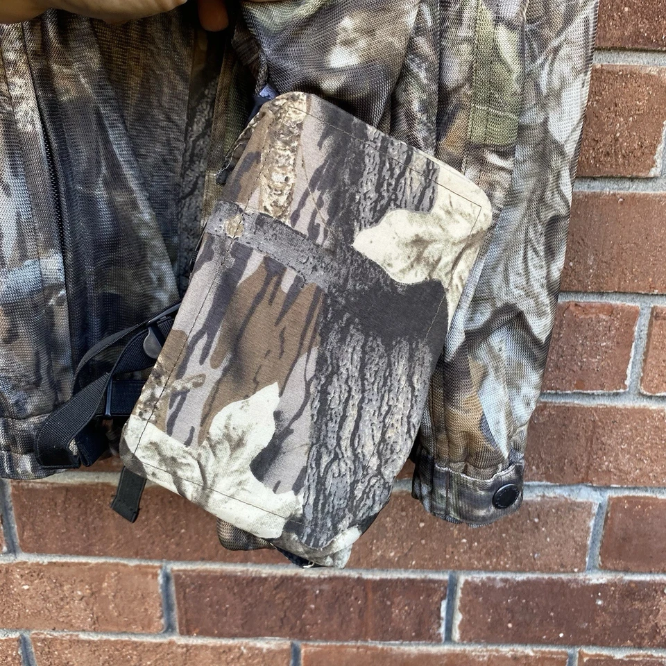 Vintage Scent Blocker Plus Buglite Mossy Oak Camo Jacket XL New With Tags NOS - Image 3 of 4