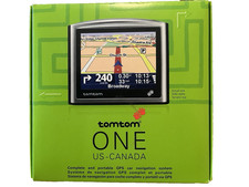 TomTom ONE New Edition in Box Set Portable 3.5" Car GPS USA/Canada Maps