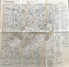 Sodargen, Tretjakowo, Ostpreußen, Landkarte Meßtischblatt 12102 von 1940