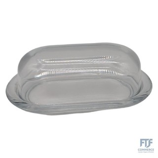 KADAX Butterdose aus Glas hochwertige klassische Butterschale Butterbox mit D