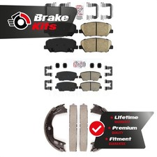 Front Rear Ceramic Disc Brake Pads Kit For 2010-2016 Hyundai Genesis Coupe 3.8